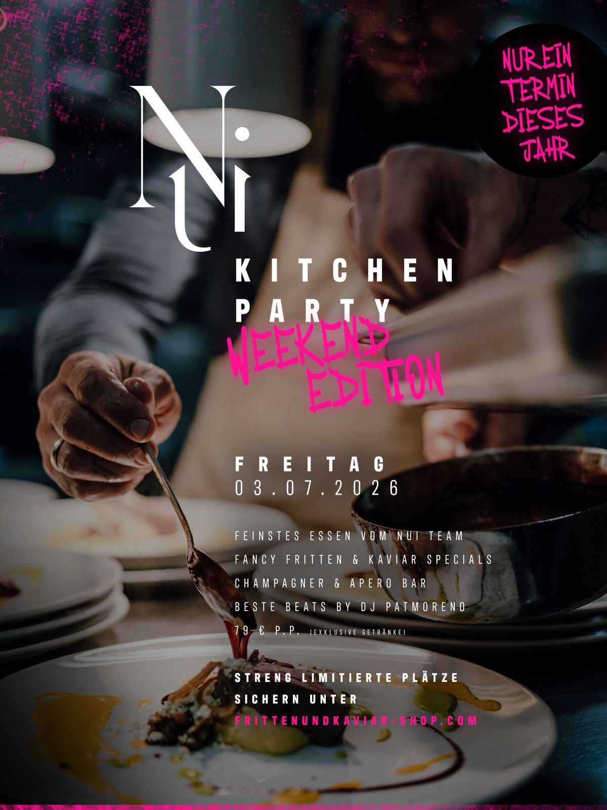 KITCHENPARTY VOL.3 „Weekend-Edition“ /  03.07.26 / 19 Uhr !!! Im Nui im Goldenen Fässle !!!