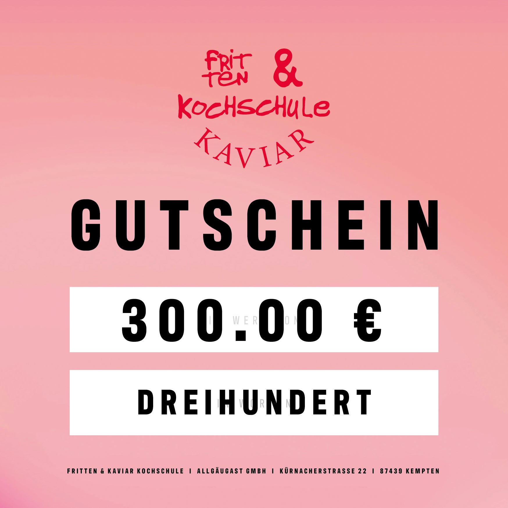 FRITTEN & KAVIAR GUTSCHEIN